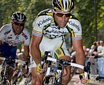 Kim Kirchen w�hrend der achten Etappe der Tour of Britain 2009